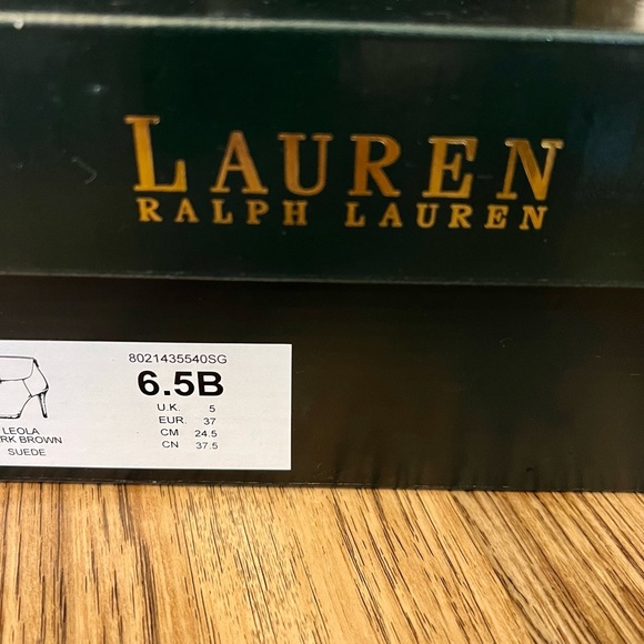 Lauren Ralph Lauren Leola dark brown suede - size 6.5 - Picture 10 of 10